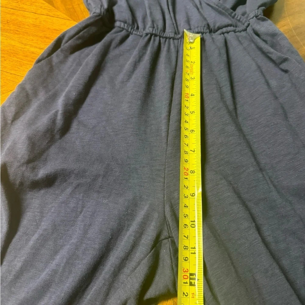 Joules Antonia cotton short sleeve v neck pant jumpsuit Navy Size 2 NWT - Picture 9 of 12